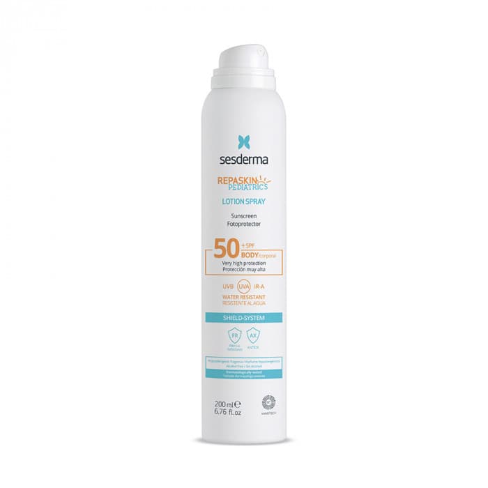 Спрей солнцезащитный для детей SPF50 Repaskin Pediatrics Aerosol Transparent SPF50 Sesderma