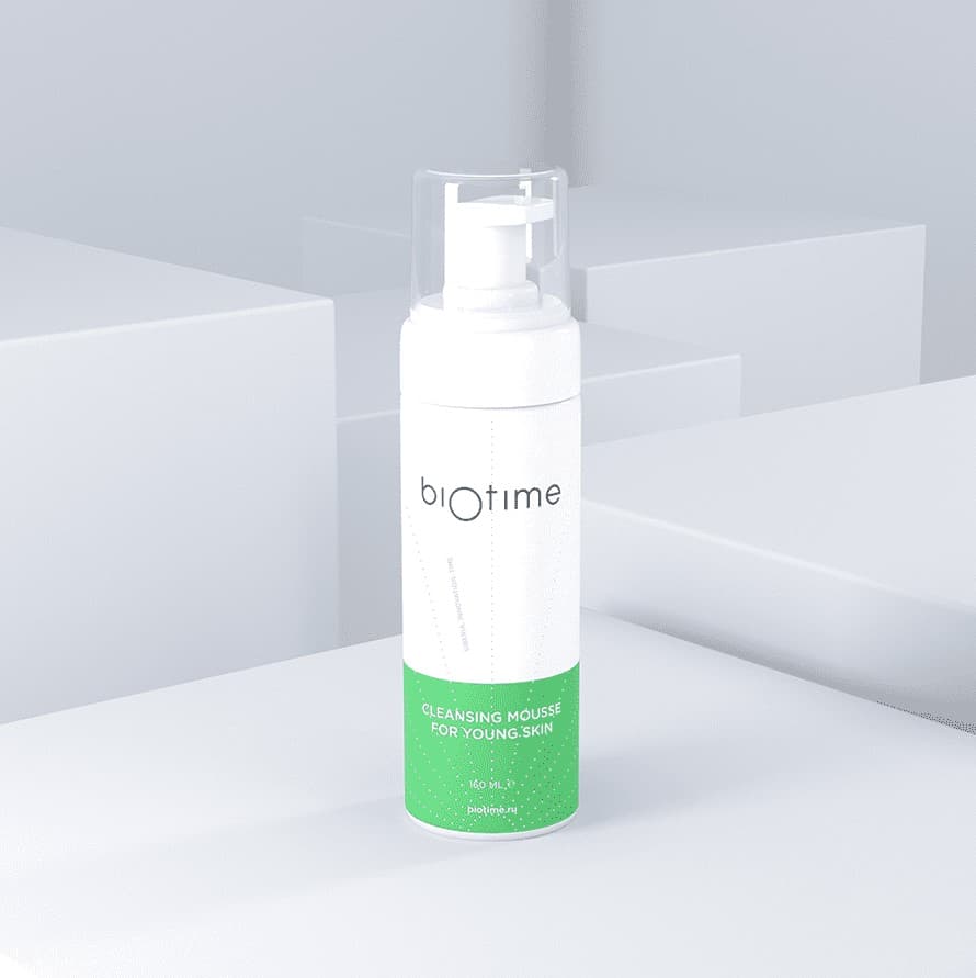 Мусс очищающий для молодой кожи Biotime