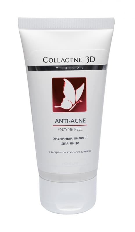 Энзимный гель-пилинг для лица Anti-acne Medical Collagene 3D