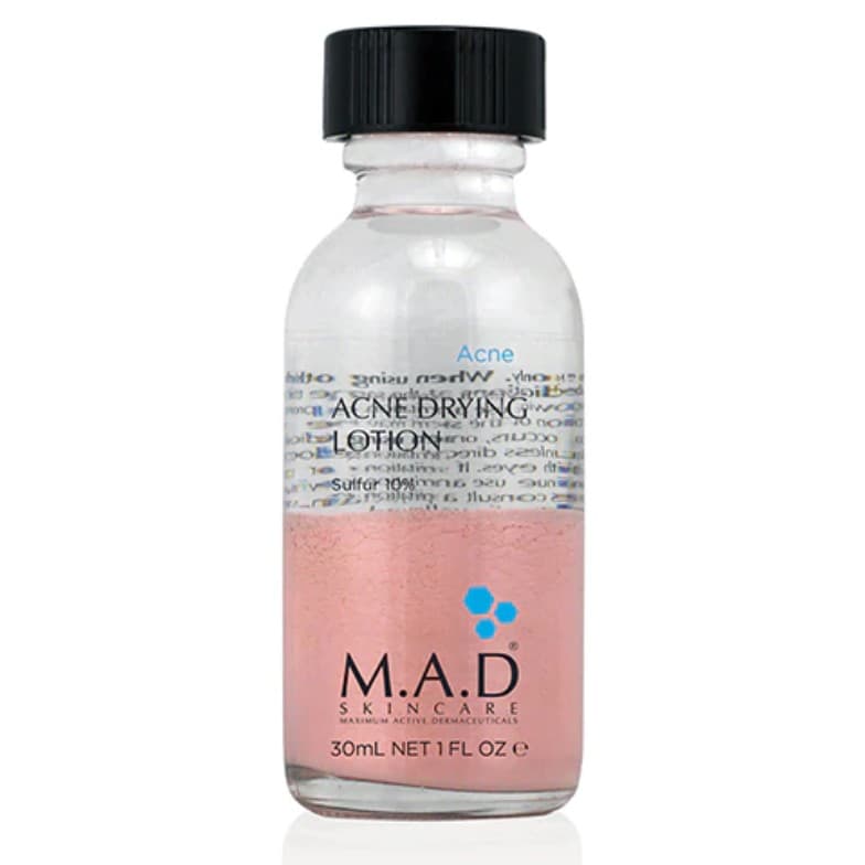 Подсушивающий лосьон с 10% серой Acne Drying Lotion w Sulfur 10% M.A.D Skincare