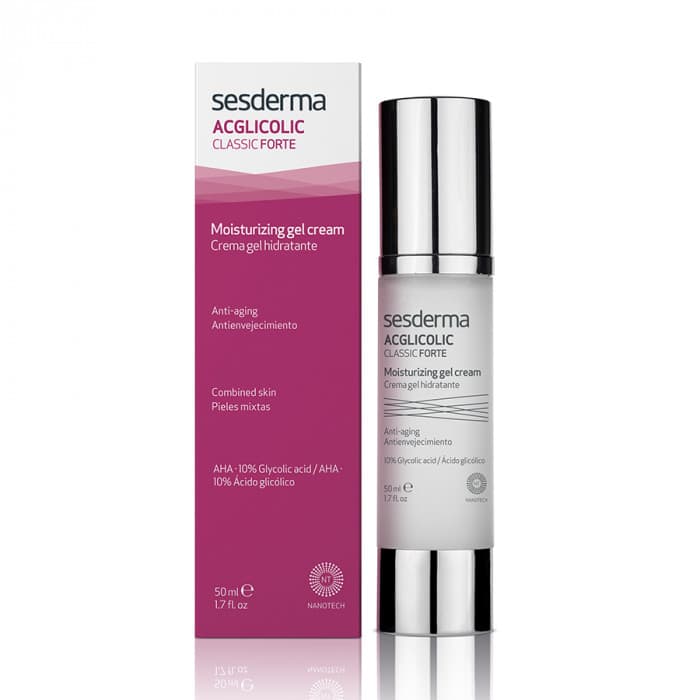 Крем-гель увлажняющий с гликолевой кислотой Acglicolic Moisturizing Gel Cream Sesderma