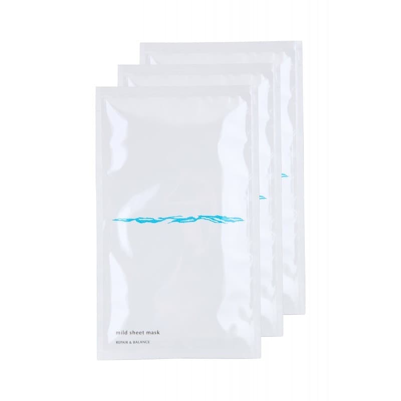 Маска тканевая для чувствительной кожи лица без добавок, 4х Meishoku "Repair&Balance Mild Sheet Mask