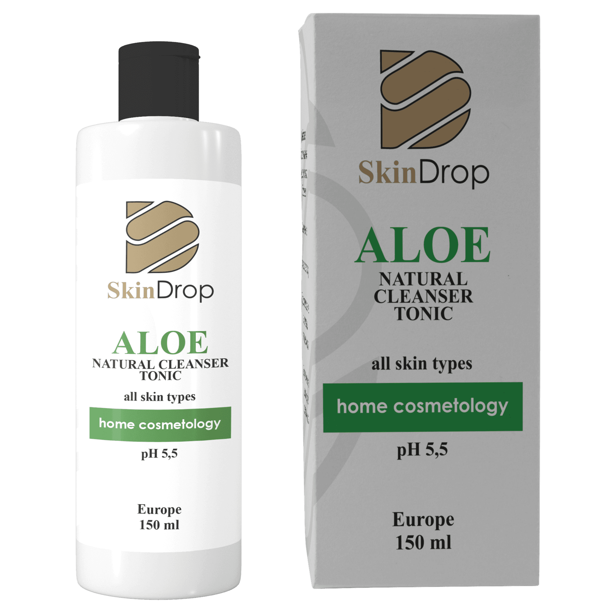 Натуральный очищающий тоник с алоэ Aloe natural cleanser tonic Skindrop