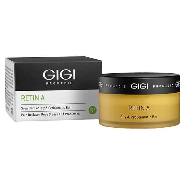 Мыло в банке со спонжем для жирной кожи RA Soap bar for oily skin GiGi