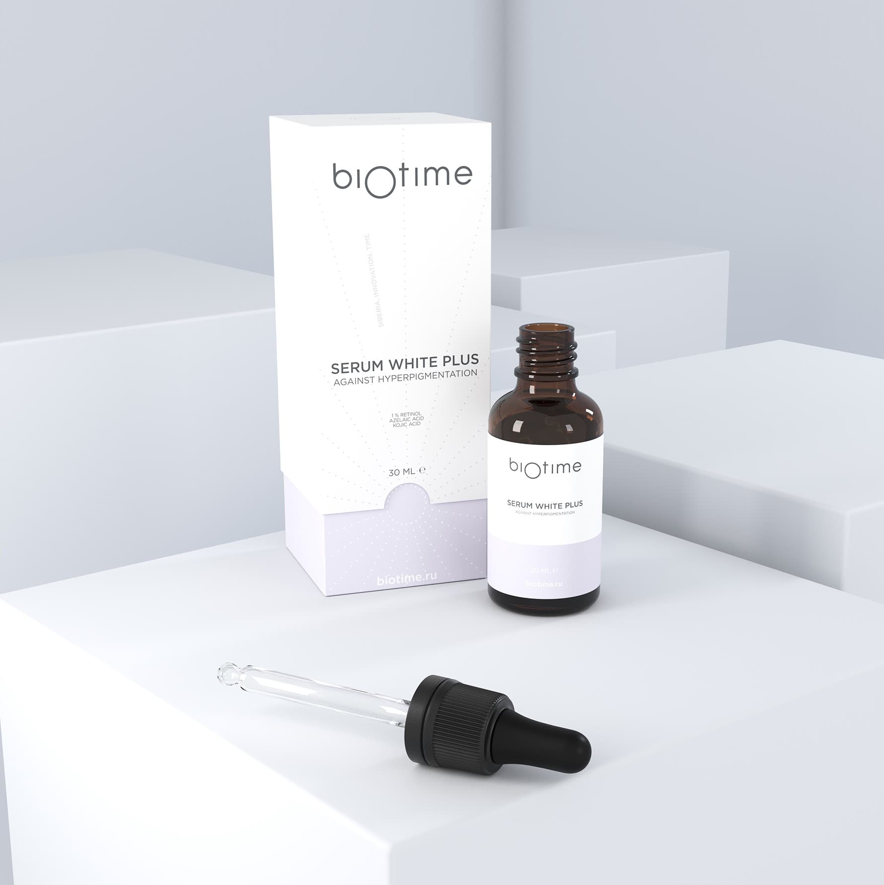 Сыворотка для борьбы с гиперпигментацией Serum White Plus Biotime