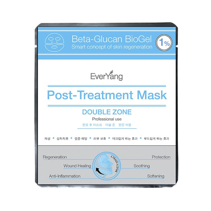 Маска Beta-Glucan BioGel 1% Post-Treatment Mask для лица и глаз EverYang