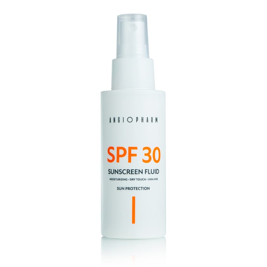 Солнцезащитный флюид SPF 30 Ангиофарм