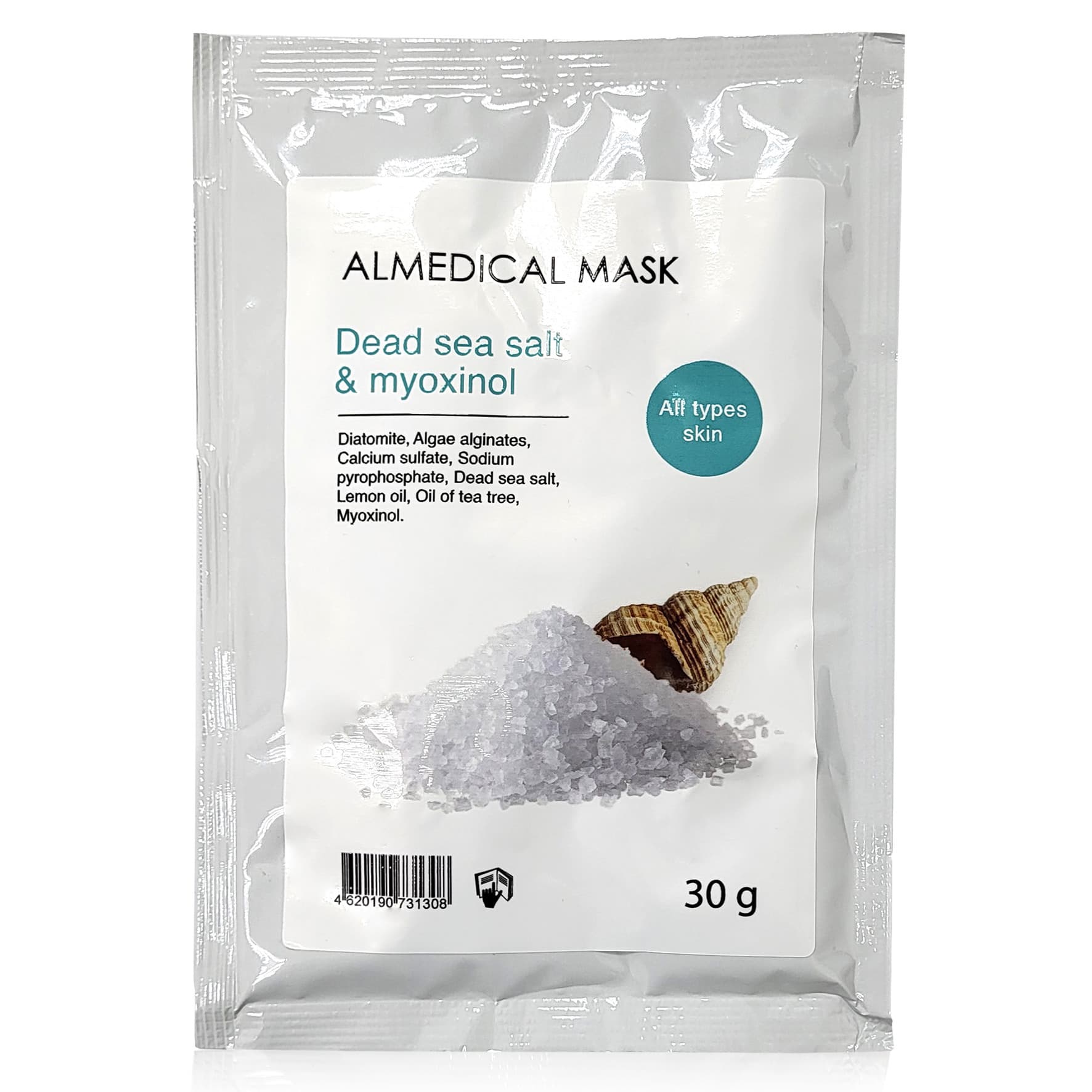 Альгинатная маска Соль мертвого моря и миоксинол Almedical Mask