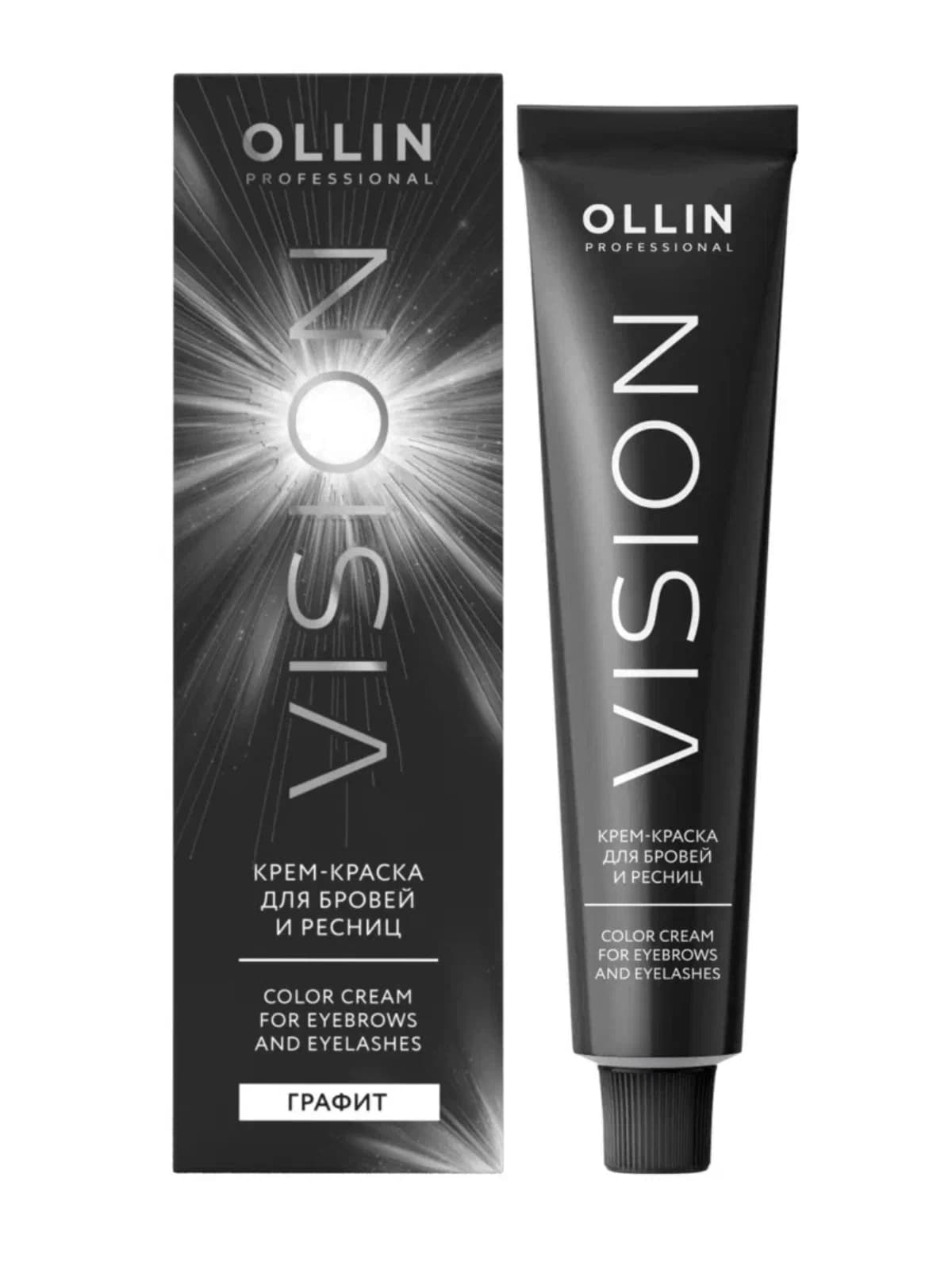 Крем-краска для бровей и ресниц Ollin Vision graphite (графит)