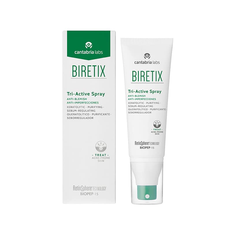 Спрей три-актив анти-акне Tri-Active Spray Anti-blemish BiRetix