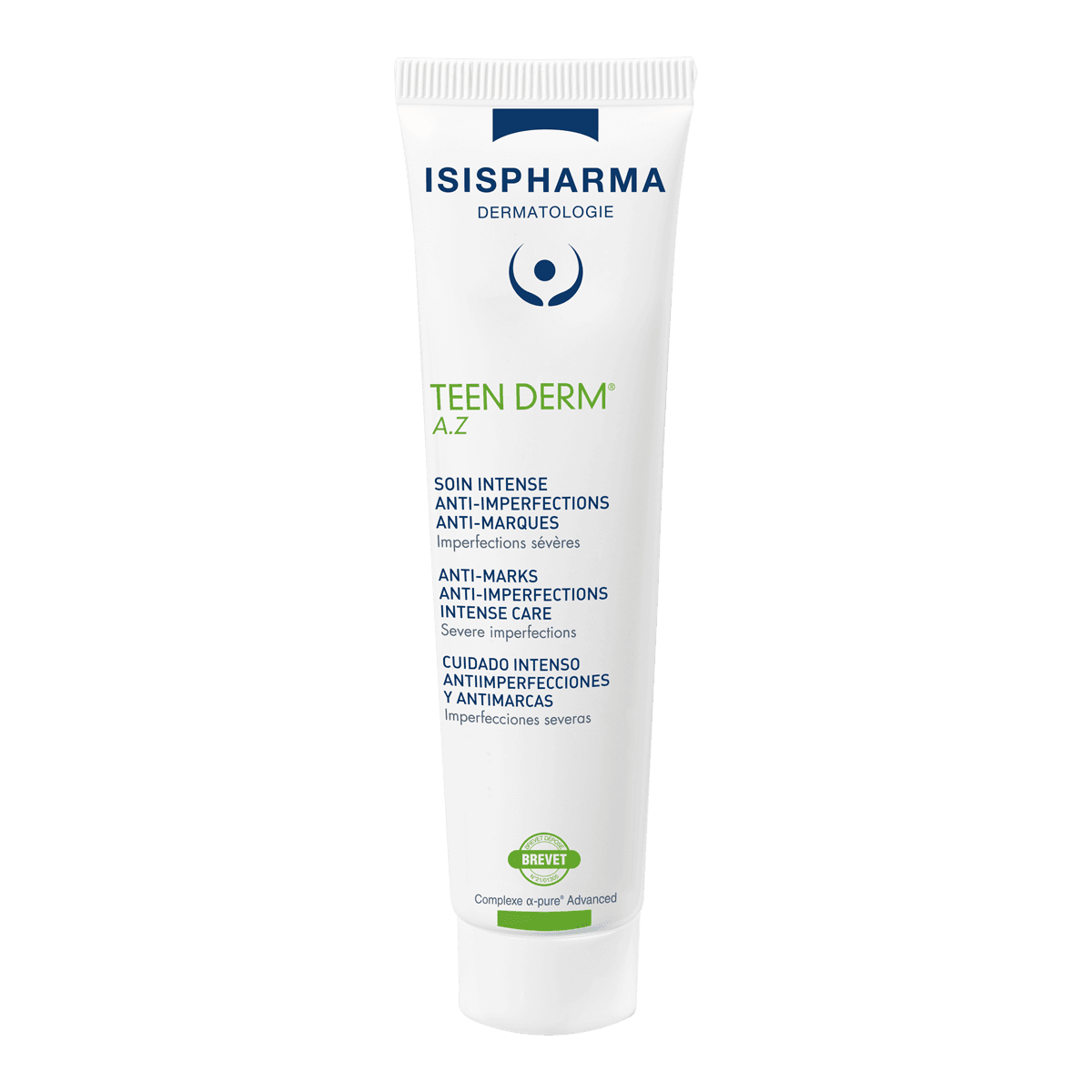 Крем от акне, прыщей, черных точек с 15% азелаиновой кислотой TEEN DERM A.Z. IsisPharma