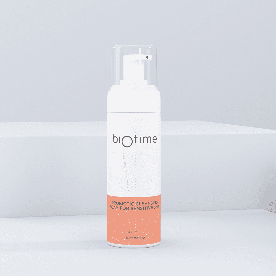 Очищающая пенка с пробиотиками для чувствительной кожи Biotime