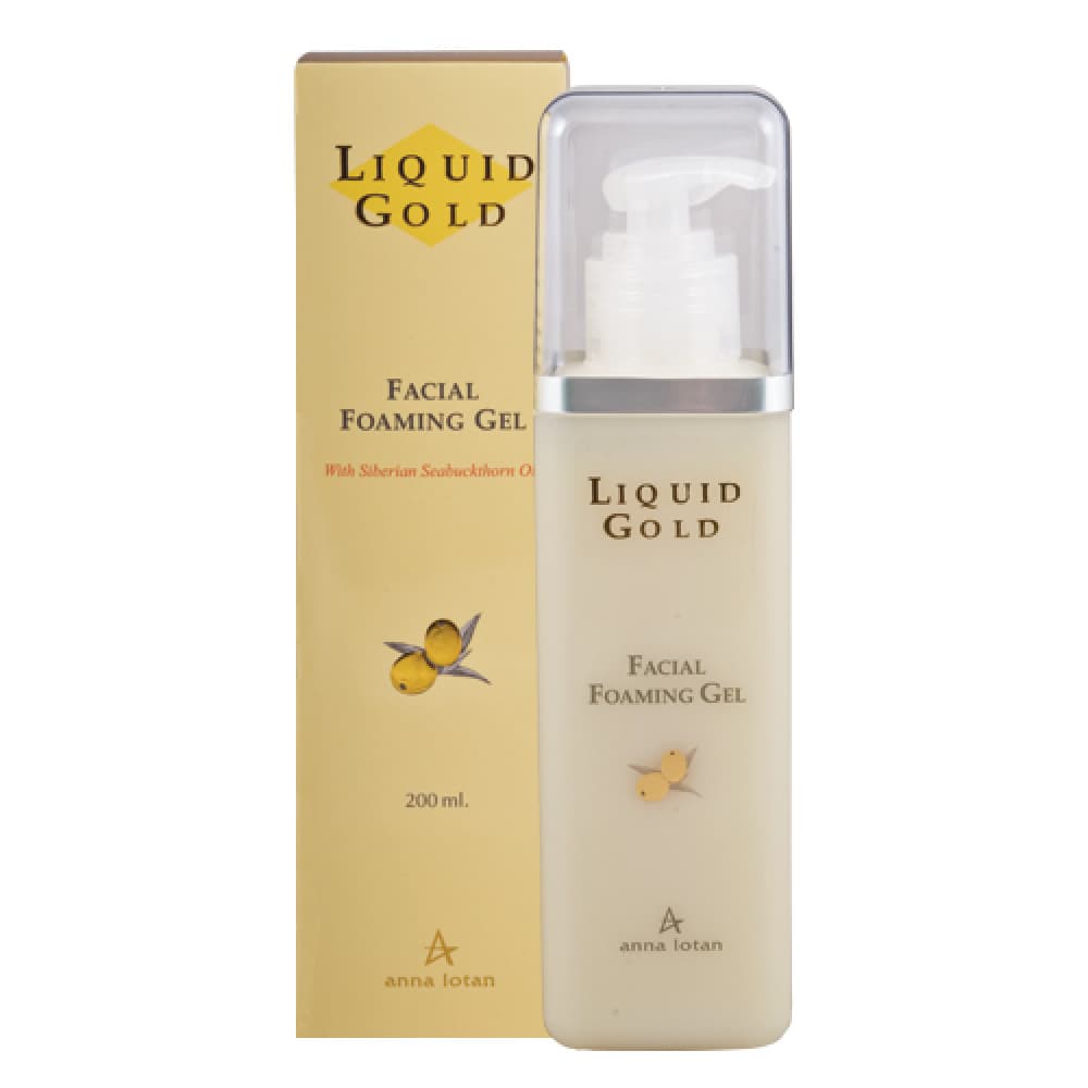 Золотой Очищающий гель Facial Foaming Gel Liquid Gold Anna Lotan