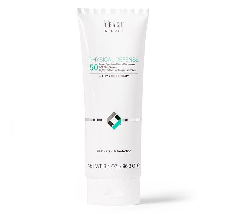 Тонированный солнцезащитный лосьон на минеральной основе SPF50 Physical Defense Tinted SPF 50 by Susan Obagi
