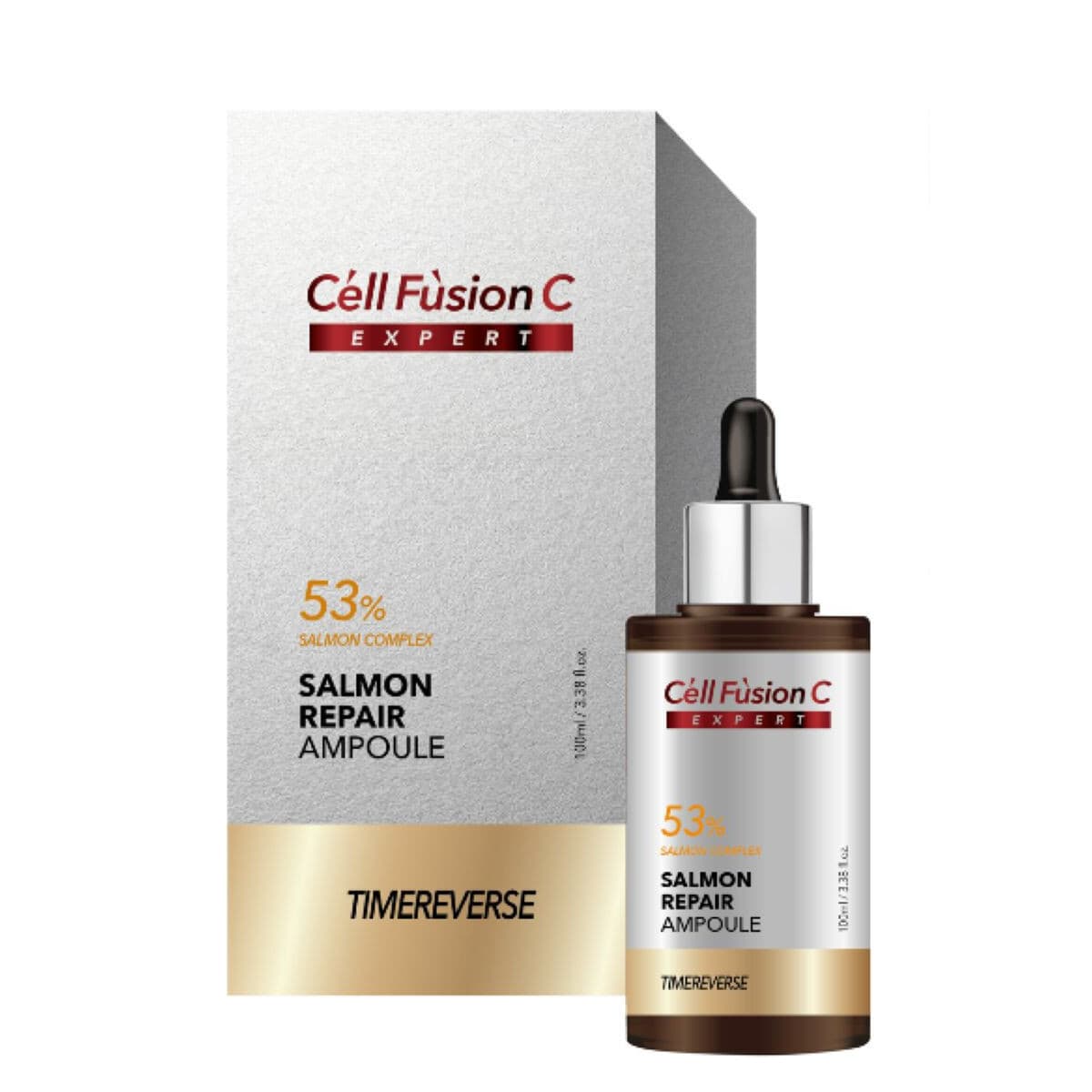 Сыворотка для зрелой кожи с PDRN Salmon Repair Ampoule Time Reverse Cell Fusion C