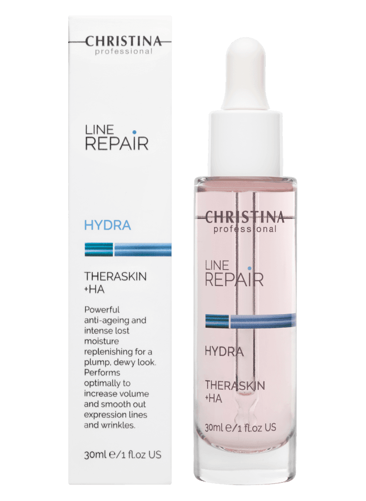 Капли регенерирующие увлажняющие с гиалуроновой кислотой Line Repair Hydra Theraskin+HA Christina