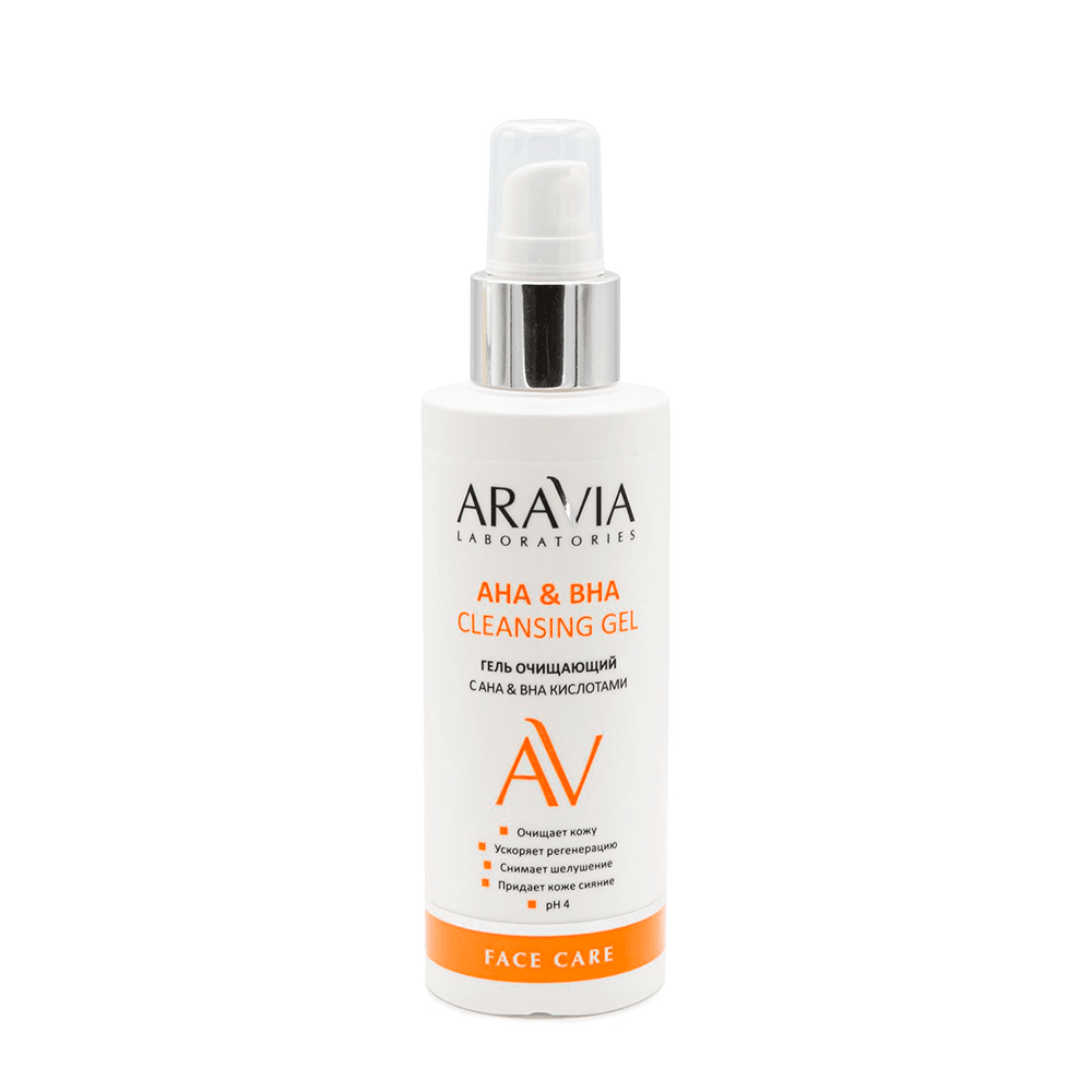 Гель очищающий с АНА & ВНА кислотами ARAVIA Laboratories АНА & ВНА Cleansing Gel