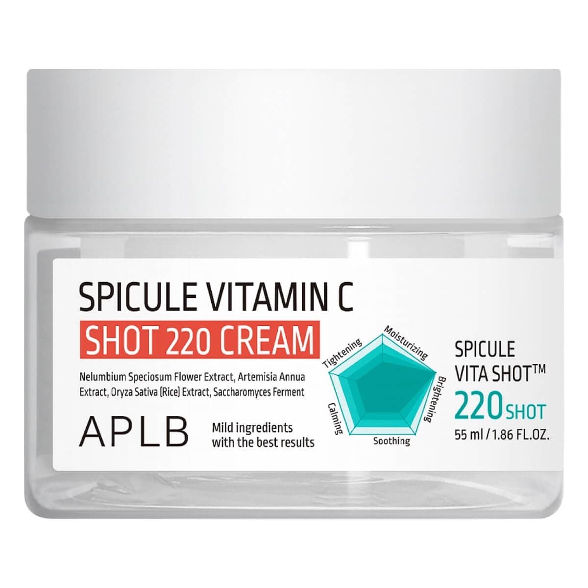 Осветляющий крем с микроиглами и витамином С Spicule Vitamin C Shot 220 Cream, , APLB