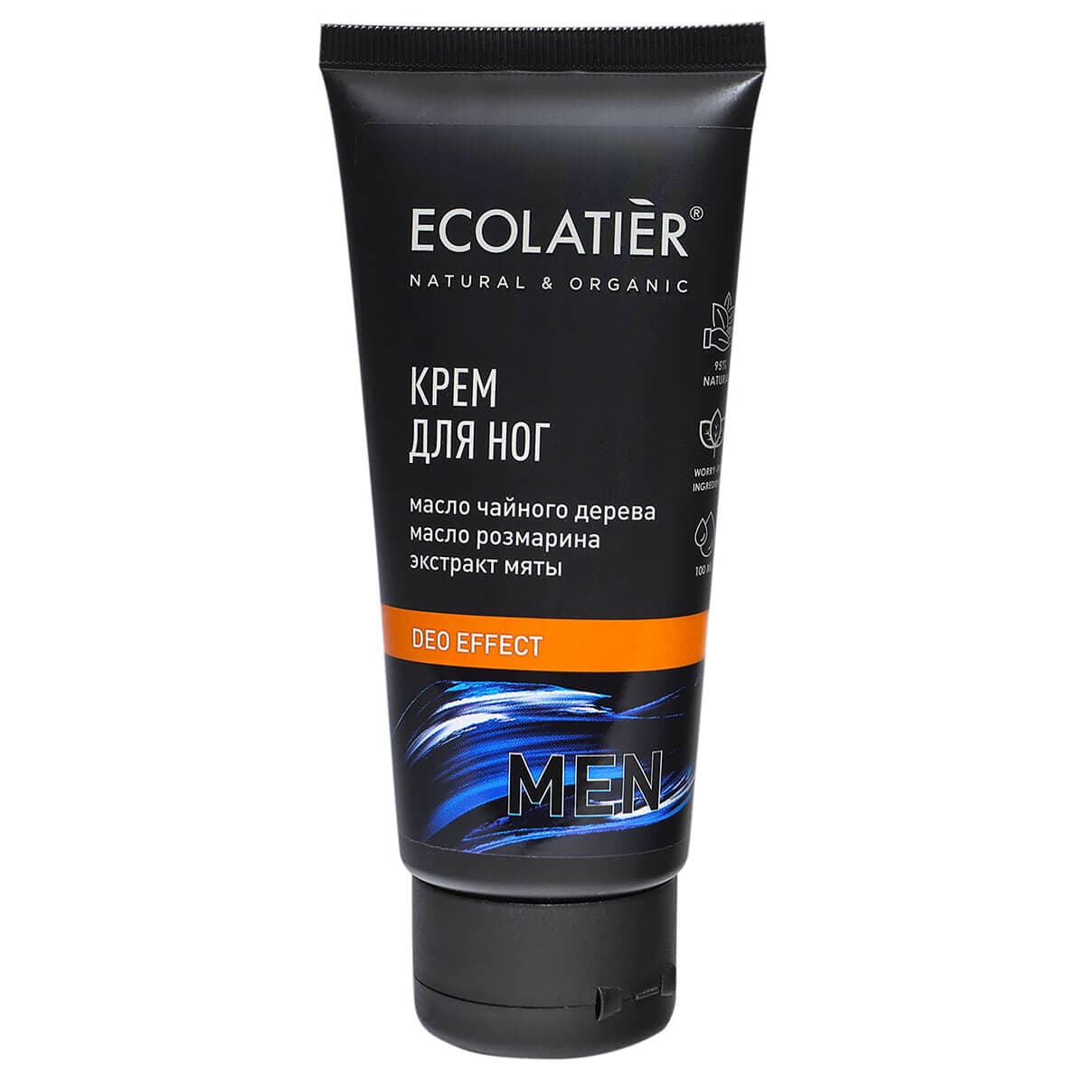 Крем для ног мужской DEO EFFECT, , Ecolatier