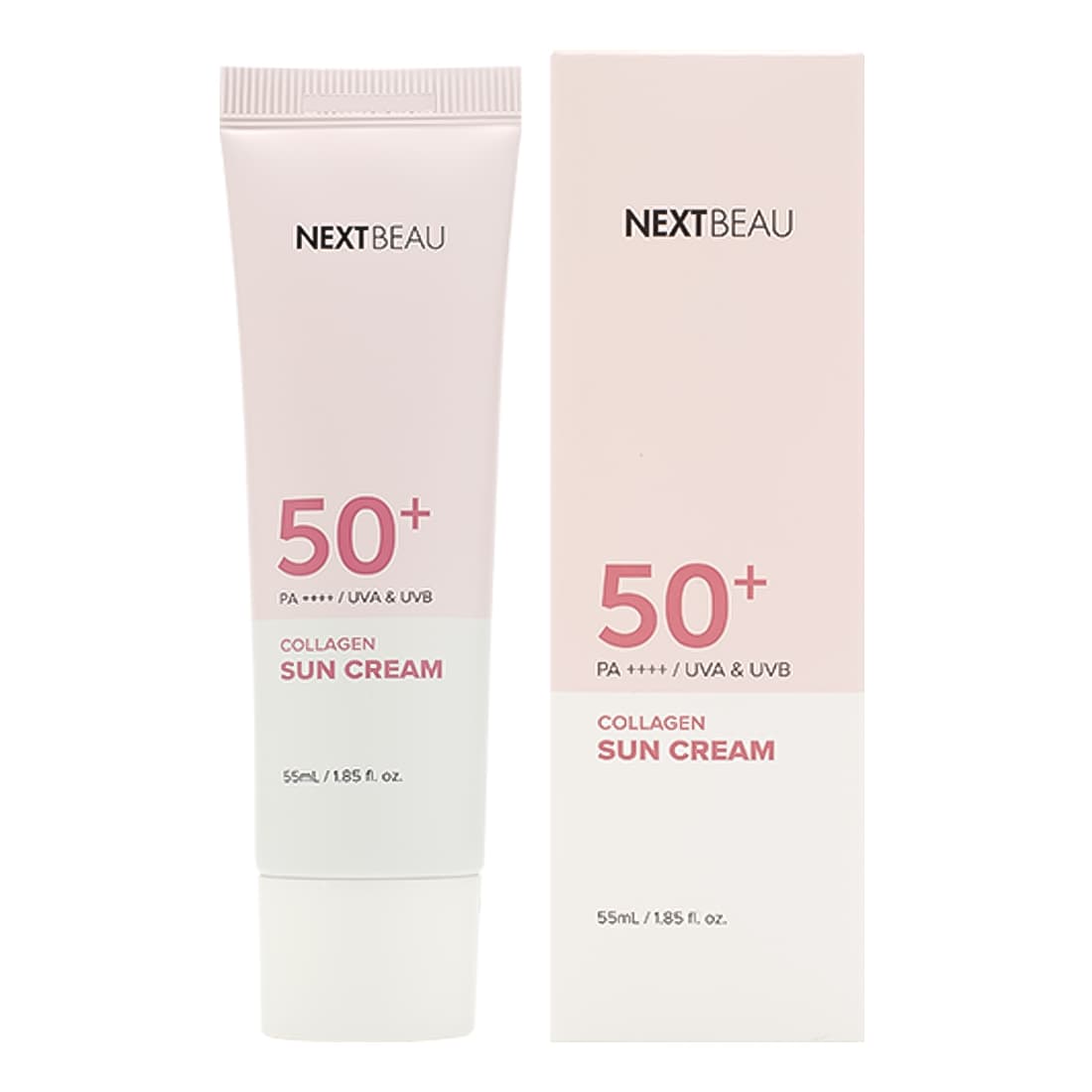 Солнцезащитный омолаживающий крем с коллагеном, SPF50+/PA++++, , NEXTBEAU