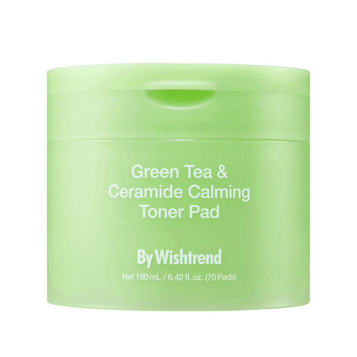 Нежные тонер-диски для восстановления кожи Green Tea&Ceramide Calming Toner Pads, , BY WISHTREND