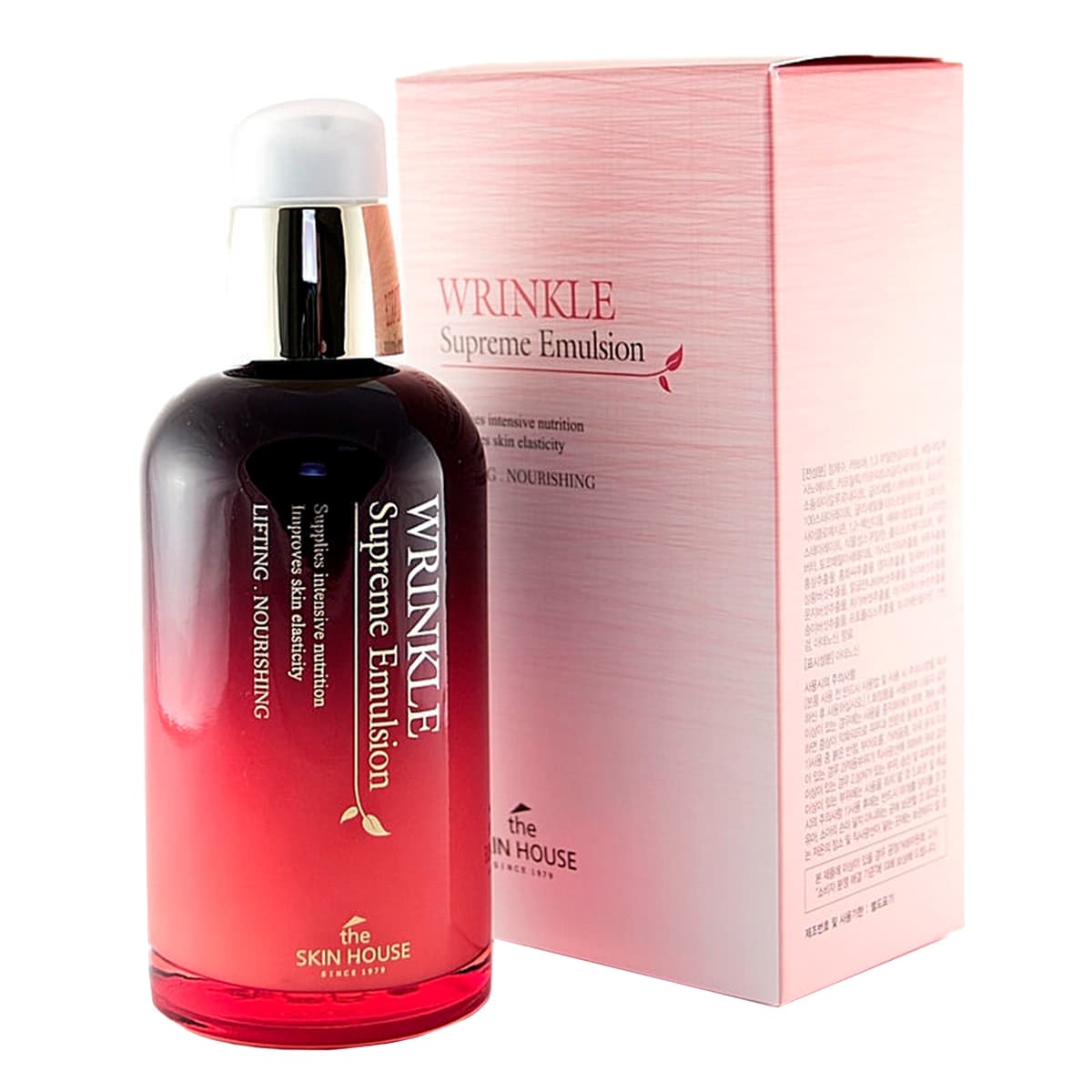 Питательная эмульсия разглаживающая морщины с женьшенем WRINKLE SUPREME, , THE SKIN HOUSE