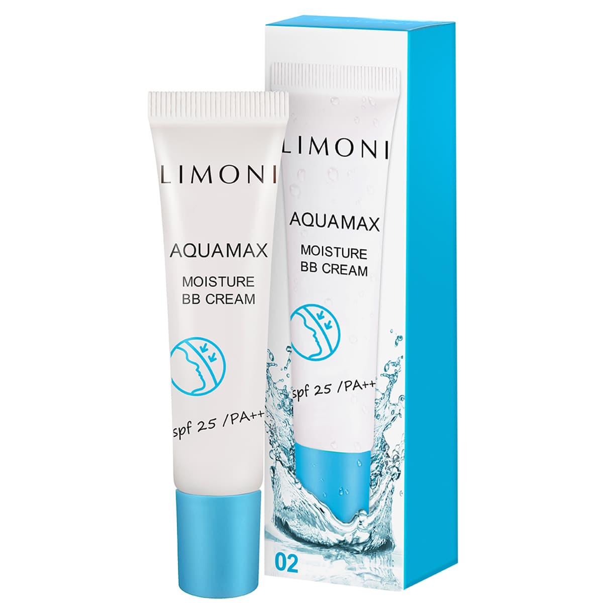 LIMONI ББ крем для лица увлажняющий тон №2 Aquamax Moisture BB Cream