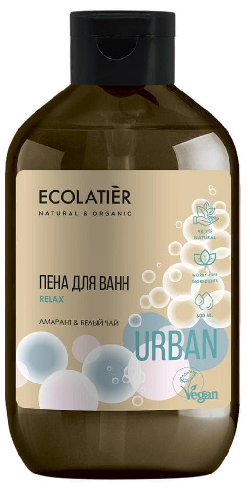 Пена для ванн амарант&белый чай, , Ecolatier