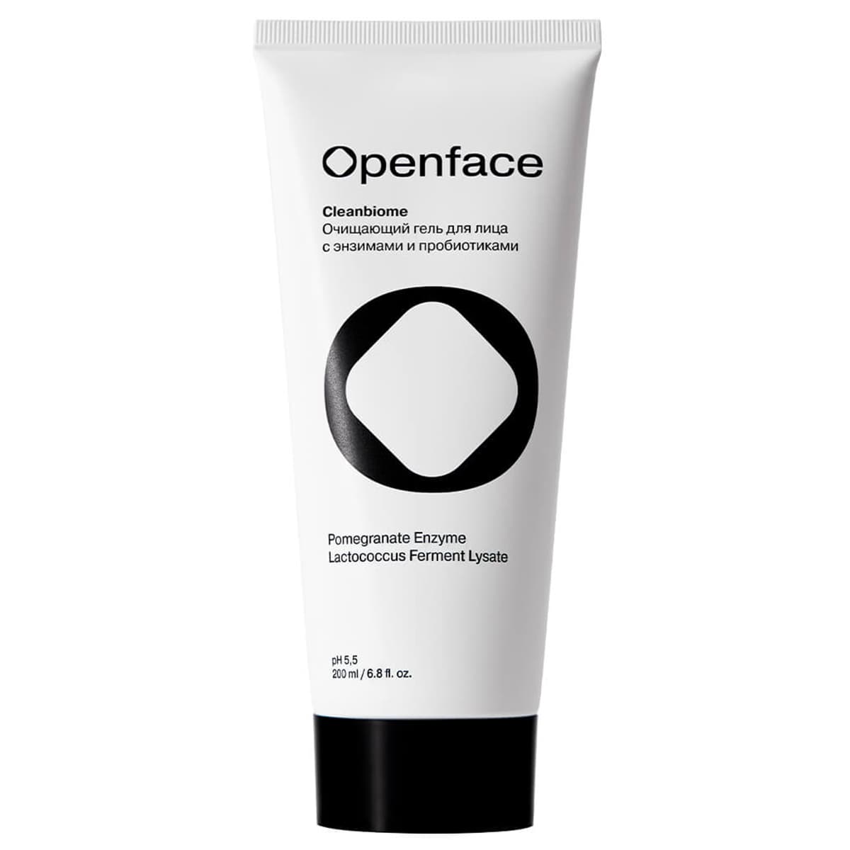 Cleanbiome Очищающий гель для лица с энзимами и пробиотиками, , Openface