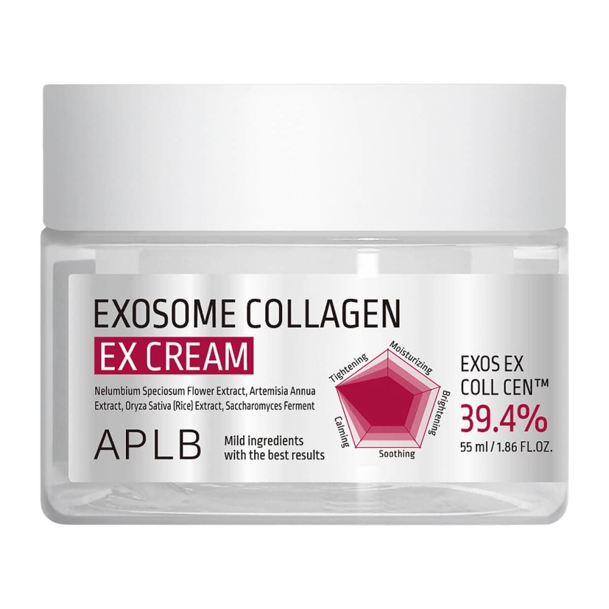 Крем для лица с экзосомами и коллагеном Exosome Collagen EX Сream, , APLB