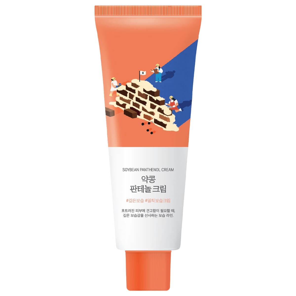 Барьерный крем с чёрной соей и пантенолом Soybean Panthenol Cream, , ROUND LAB