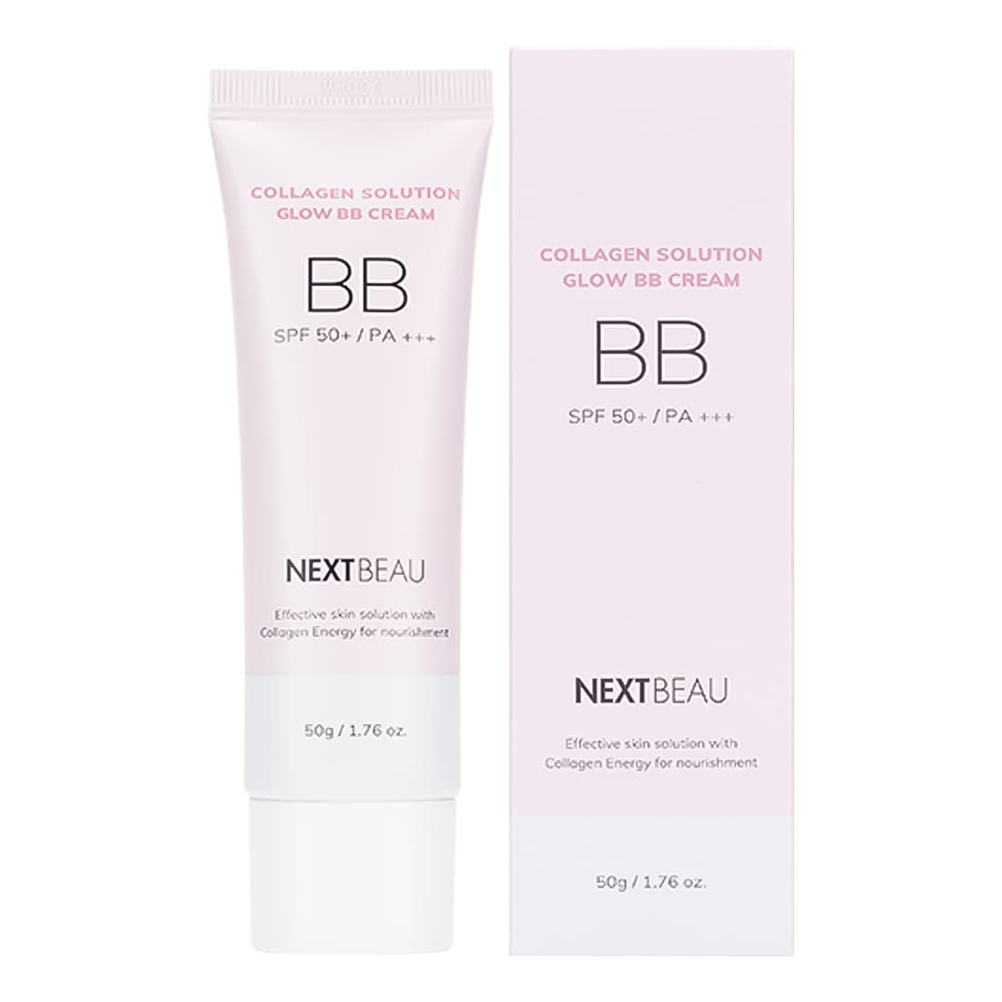 Омолаживающий BB-крем с гидролизованным коллагеном 01 Светло-бежевый, SPF50+/PA+++, , NEXTBEAU