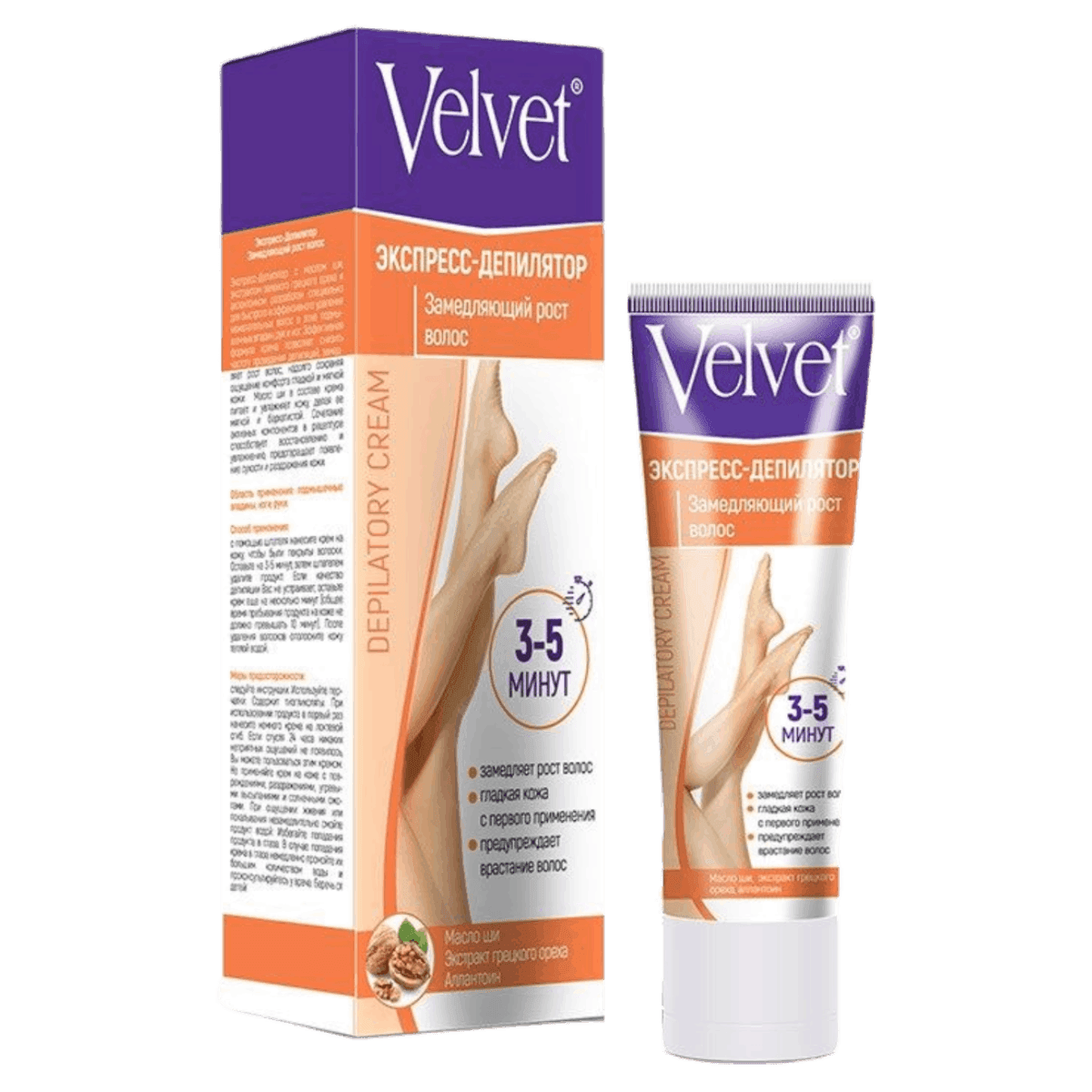 Velvet Экспресс-Депилятор замедляющий рост волос 1 шт