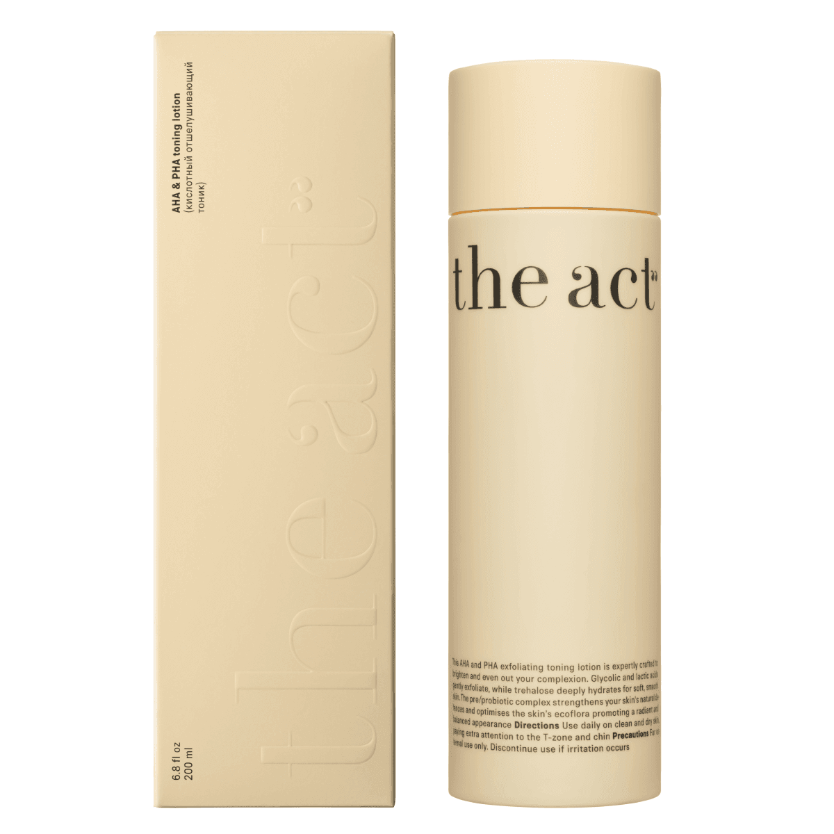 Тоник кислотный отшелушивающий (AHA & PHA toning lotion), , The Act