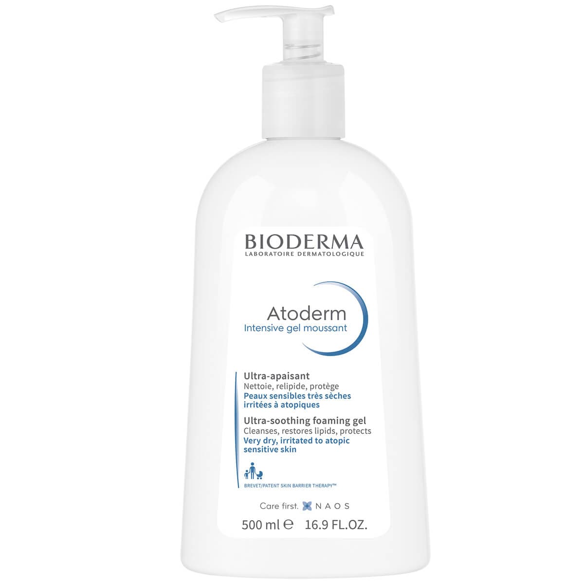 Atoderm Очищающий гель для сухой кожи тела на каждый день для всей семьи, , Bioderma