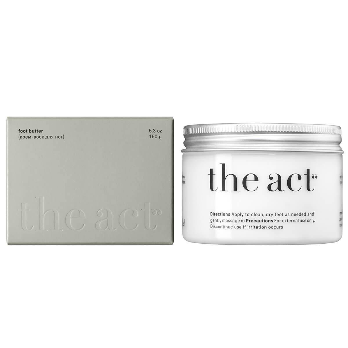 Крем-воск для ног, для сухой кожи, , The Act