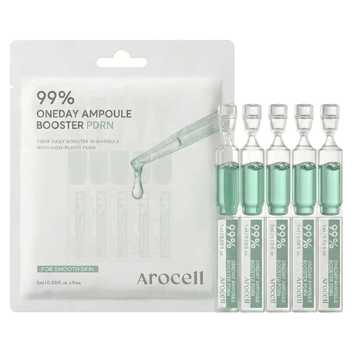 Бустер-сыворотка с ПДРН Oneday Booster Ampoule PDRN, *5шт, AROCELL