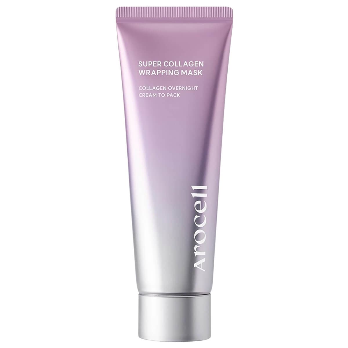 Коллагеновая пленочная маска для синия и гладкости кожи Super Collagen Wrapping Mask, , AROCELL