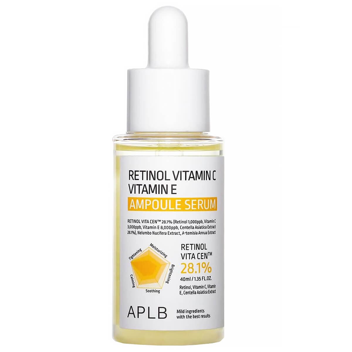 Укрепляющая ампульная сыворотка с ретинолом Retinol Vitamin C Vitamin E Ampoule Serum, , APLB