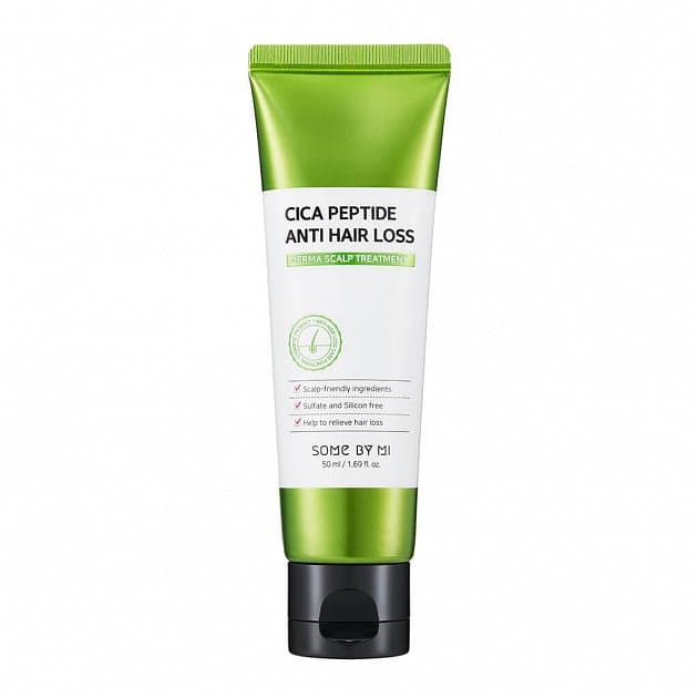 Укрепляющая маска для волос с центеллой и пептидами Some By Mi﻿ Cica Peptide Anti Hair Loss Treatment