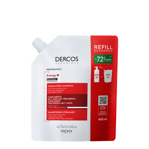 Vichy dercos technique шампунь против выпадения волос energy+ /сменный блок/