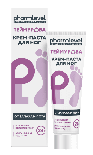 Pharmlevel теймурова крем-паста для ног от запаха и пота