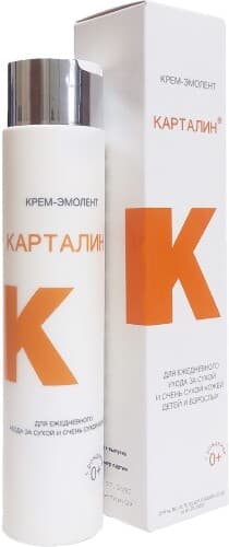 Карталин крем-эмолент 0+ для ежедневного ухода за сухой и очень сухой кожей детей с рождения и взрослых