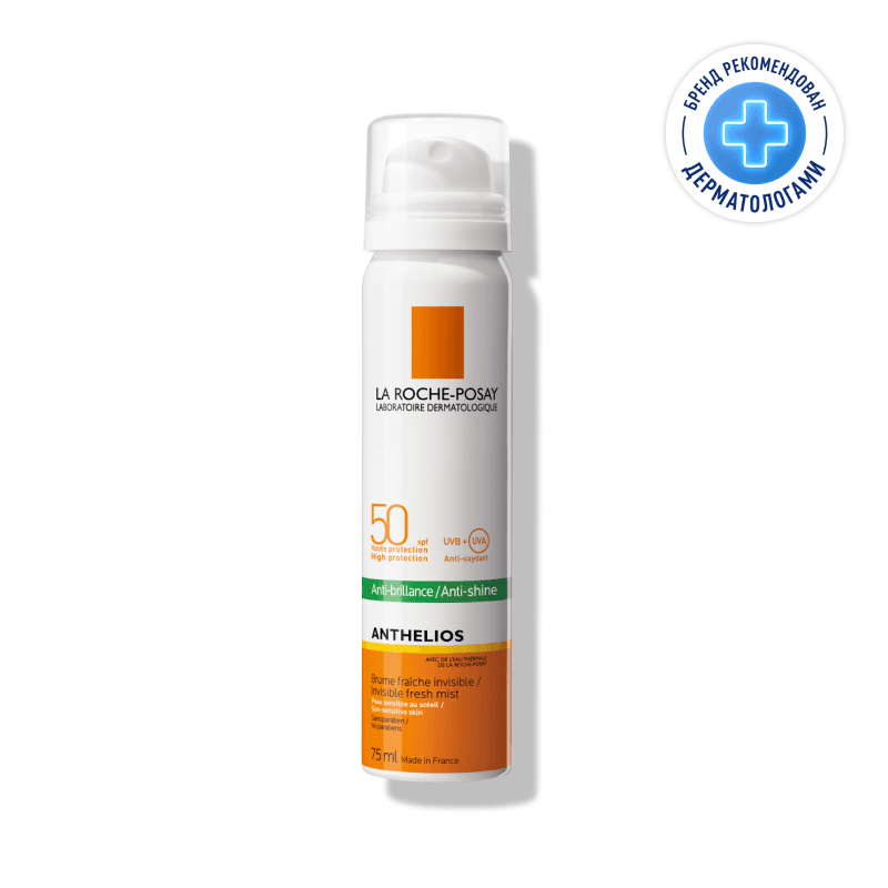 La Roche-Posay Anthelios Спрей-вуаль солнцезащитный для лица матирующий SPF 50