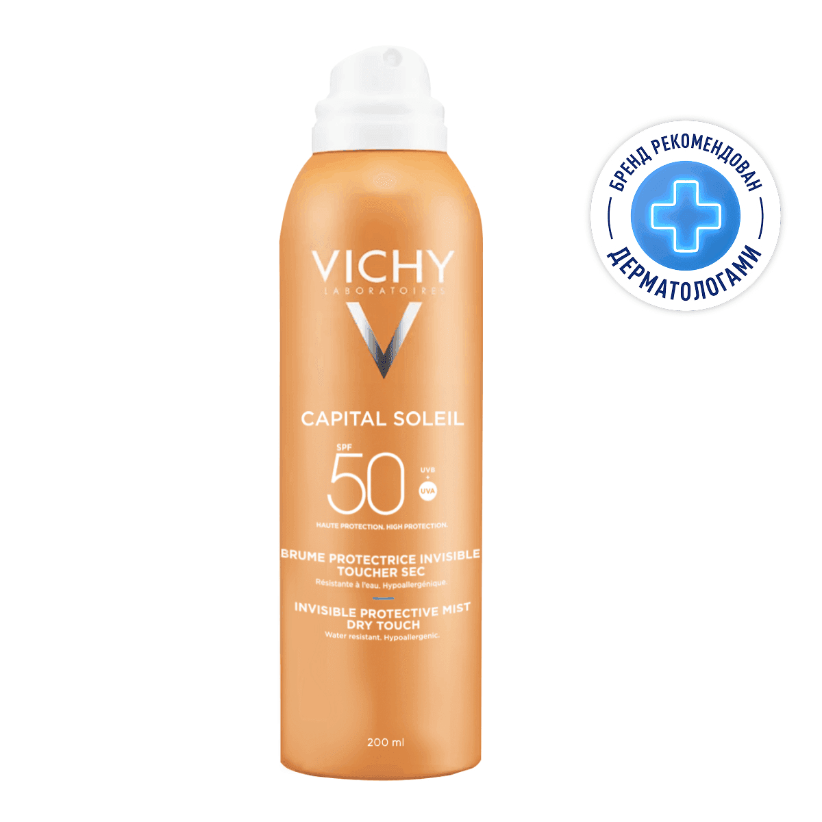Vichy Capital Soleil Спрей-вуаль солнцезащитный увлажняющий SPF 50