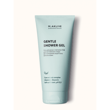 M.AKLIVE Гель для мягкого очищения Gentle Shower Gel, 200 м