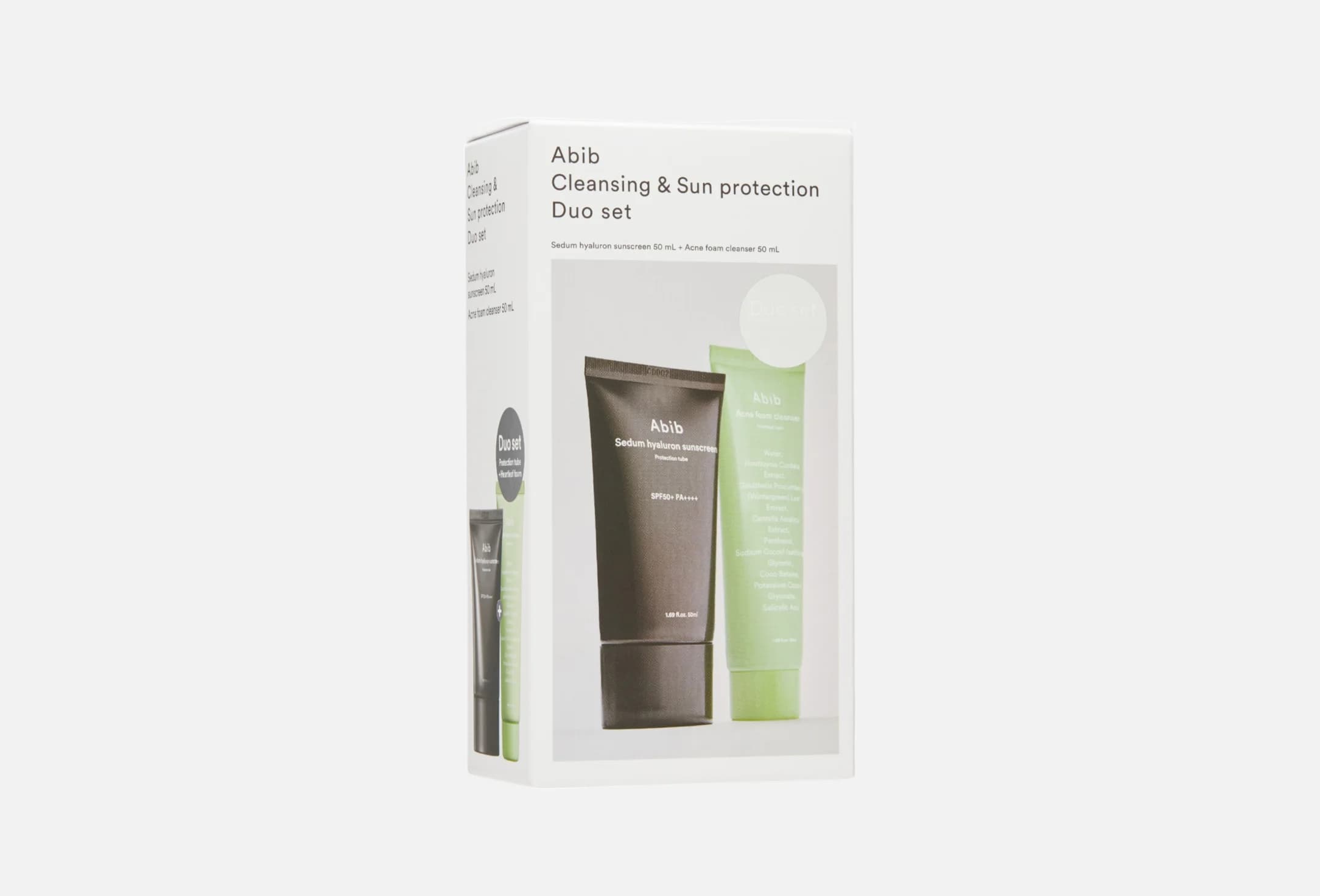 Cleansing & Sun protection Duo set
