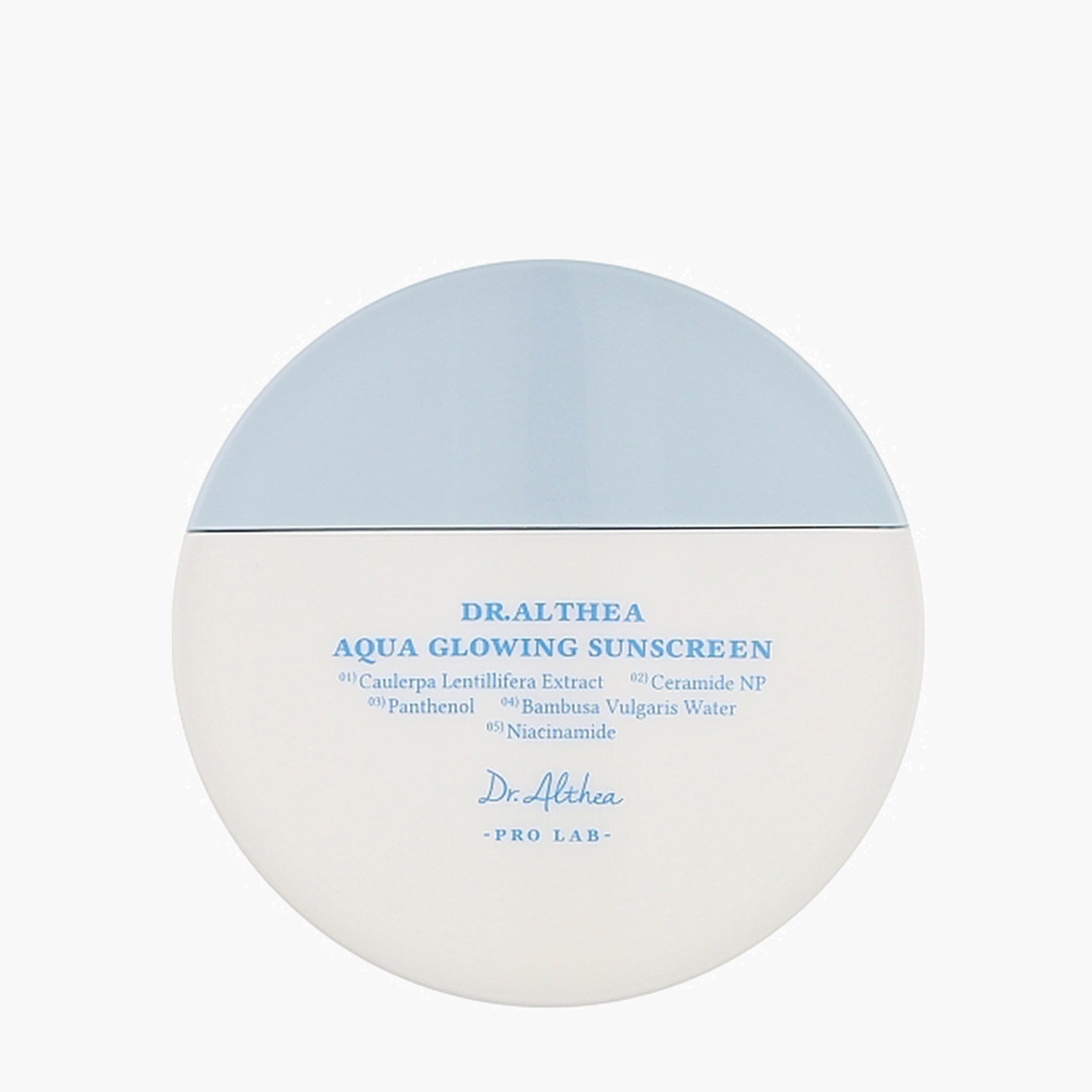 Крем солнцезащитный увлажняющий с эффектом сияния | Dr.Althea Aqua Glowing Sunscreen