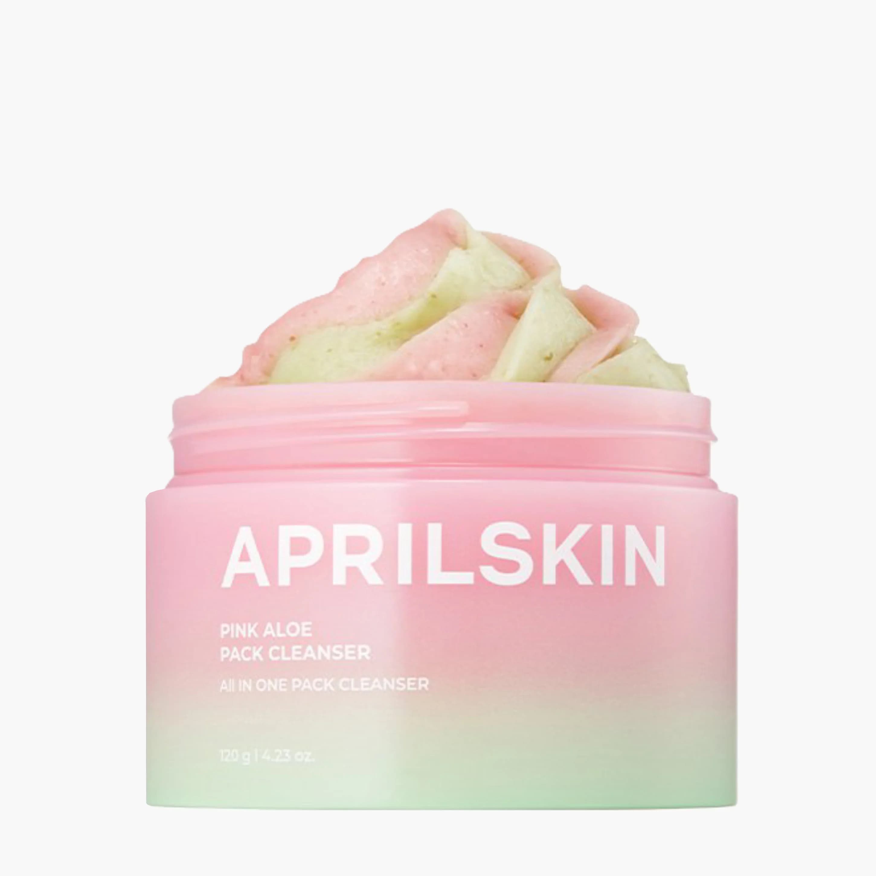 Маска-пенка для умывания с розовым алоэ | APRILSKIN Pink Aloe Pack Cleanser