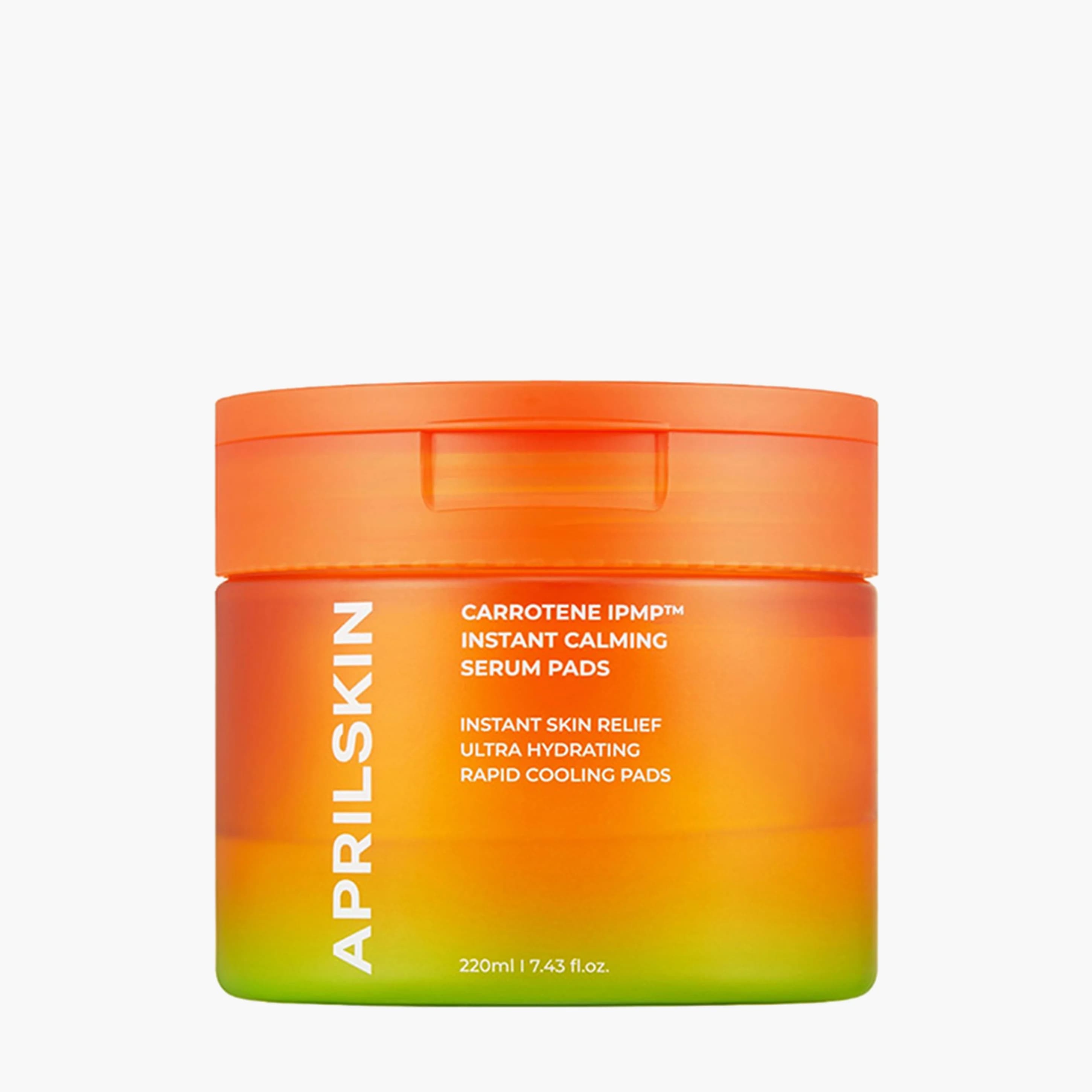 (Для Онлайн Продаж) Пэды успокаивающие | APRILSKIN Carrotene Instant Calming Serum Pads (80ea)